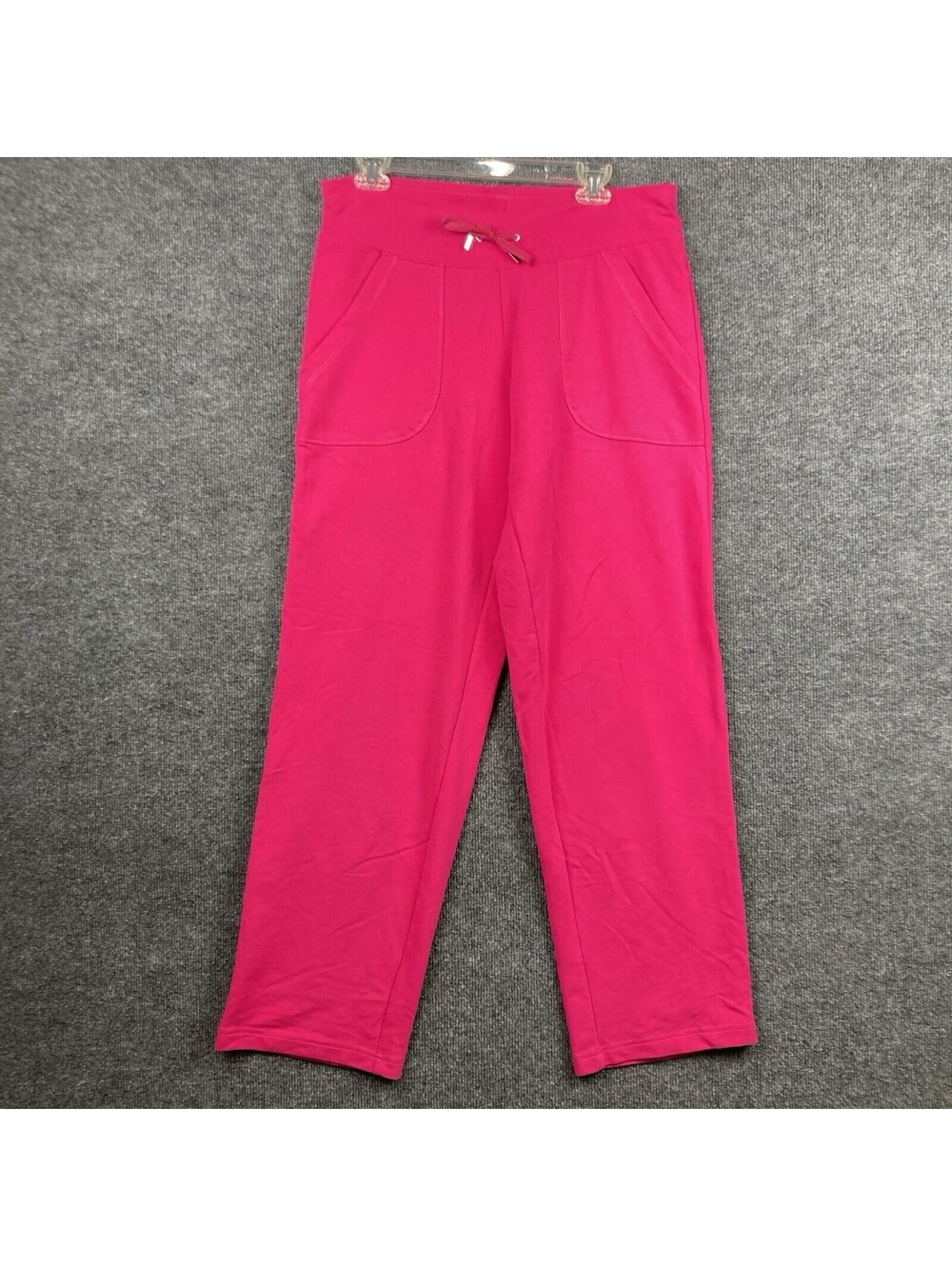 New York Laundry Womens Size Large Hot Pink Athleisure Drawstring Pants MINT